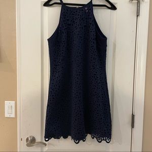 Navy Lace Lilly Dress NWOT